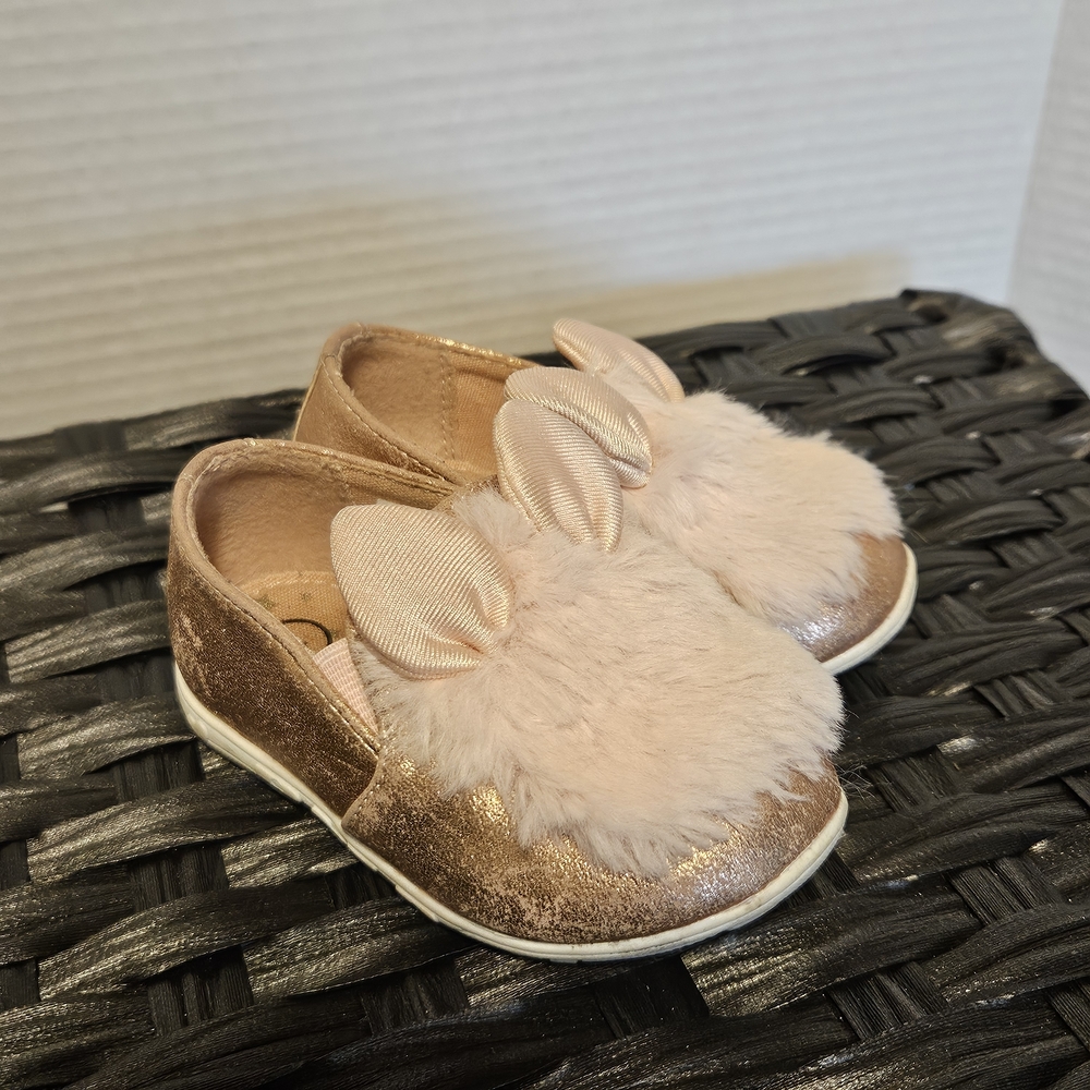 Cat & Jack Pink Bunny Kids Shoes Size 4 Infant